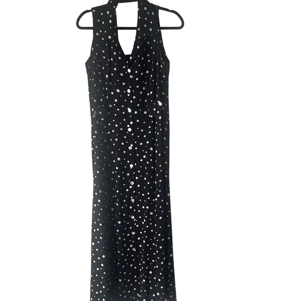 Virgo Black and White Polka Dot Dress